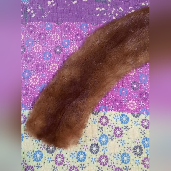 Vintage Genuine Red Fox Fur Stole - Picture 3 of 9